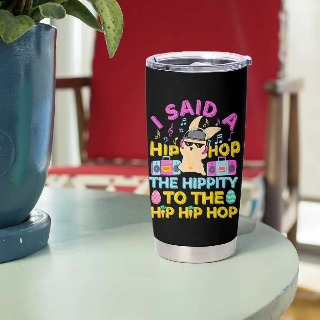 Funny Hip Hop Hippity Easter Bunny Tumbler Cup - Wonder Print Shop