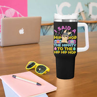 Funny Hip Hop Hippity Easter Bunny Tumbler With Handle - Wonder Print Shop