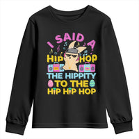 Funny Hip Hop Hippity Easter Bunny Youth Sweatshirt - Wonder Print Shop