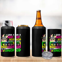Hip Hop Easter Bunny 4 in 1 Can Cooler Tumbler Funny Hippity Cool Rabbit Lovers Toddler - Wonder Print Shop