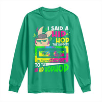 Hip Hop Easter Bunny Long Sleeve Shirt Funny Hippity Cool Rabbit Lovers Toddler - Wonder Print Shop