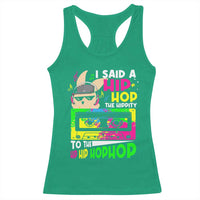 Hip Hop Easter Bunny Racerback Tank Top Funny Hippity Cool Rabbit Lovers Toddler - Wonder Print Shop