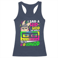 Hip Hop Easter Bunny Racerback Tank Top Funny Hippity Cool Rabbit Lovers Toddler - Wonder Print Shop