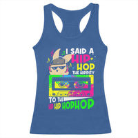 Hip Hop Easter Bunny Racerback Tank Top Funny Hippity Cool Rabbit Lovers Toddler - Wonder Print Shop