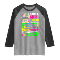 Hip Hop Easter Bunny Raglan Shirt Funny Hippity Cool Rabbit Lovers Toddler - Wonder Print Shop