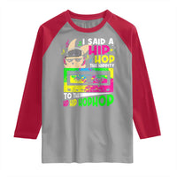 Hip Hop Easter Bunny Raglan Shirt Funny Hippity Cool Rabbit Lovers Toddler - Wonder Print Shop