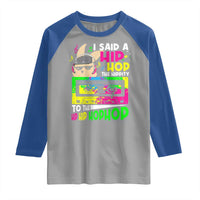 Hip Hop Easter Bunny Raglan Shirt Funny Hippity Cool Rabbit Lovers Toddler - Wonder Print Shop