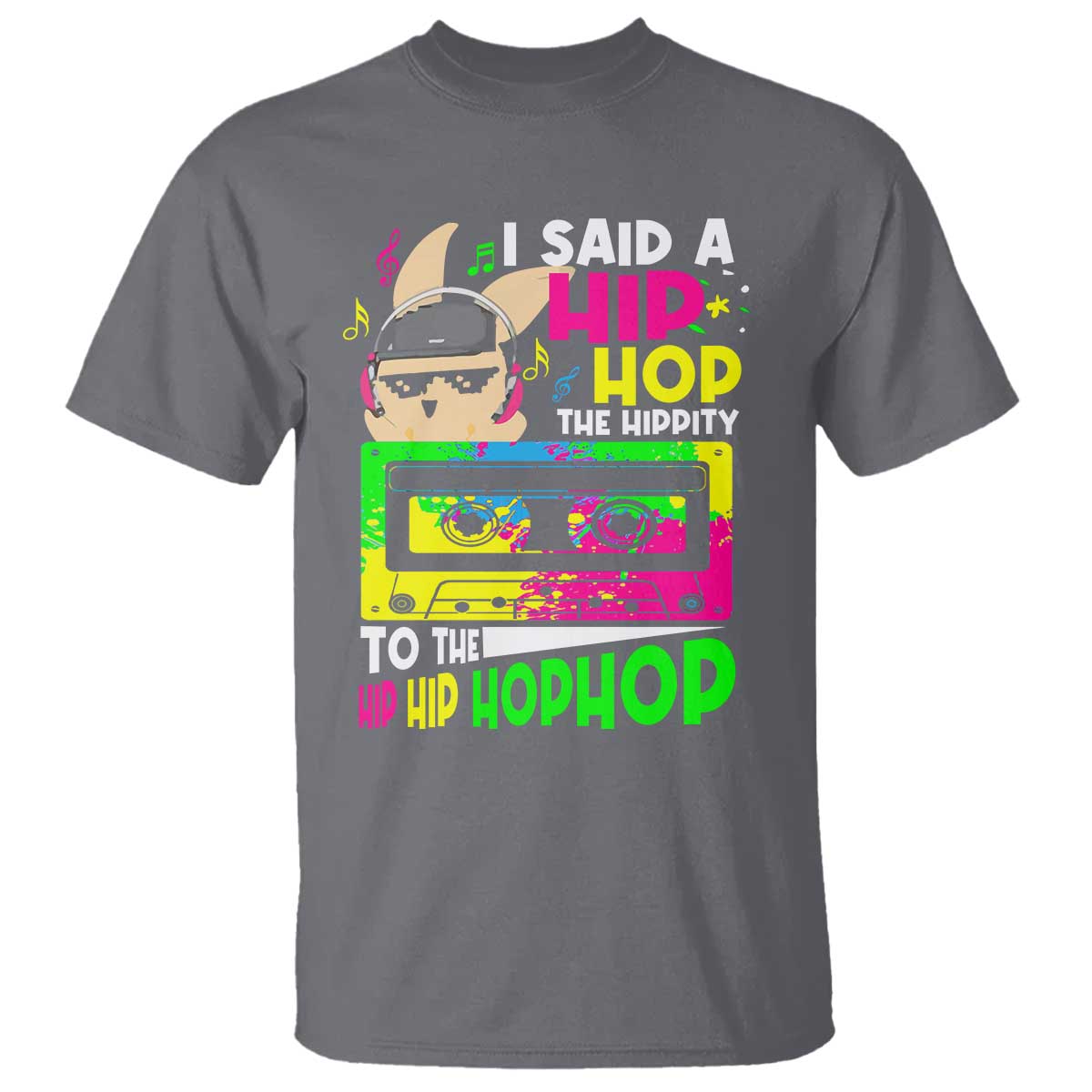 Hip Hop Easter Bunny T Shirt Funny Hippity Cool Rabbit Lovers Toddler - Wonder Print Shop