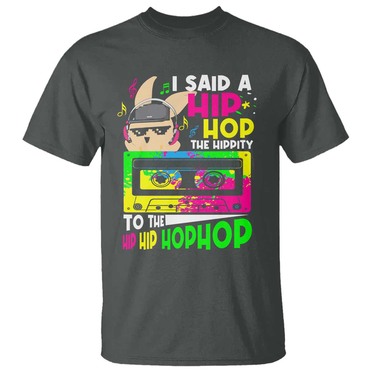 Hip Hop Easter Bunny T Shirt Funny Hippity Cool Rabbit Lovers Toddler - Wonder Print Shop