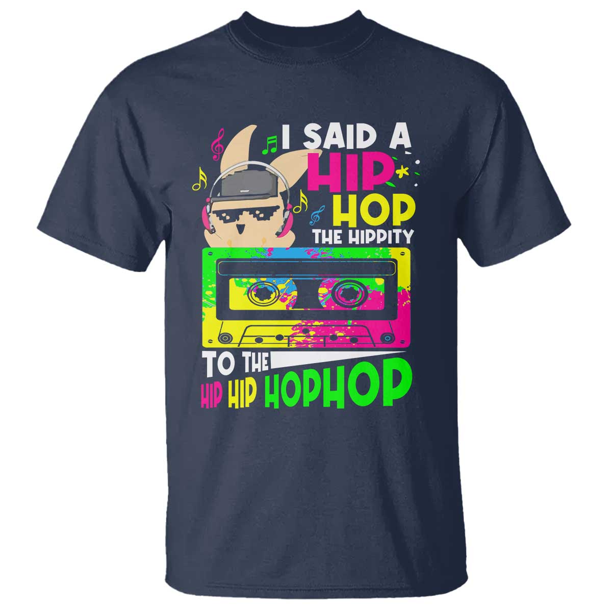 Hip Hop Easter Bunny T Shirt Funny Hippity Cool Rabbit Lovers Toddler - Wonder Print Shop