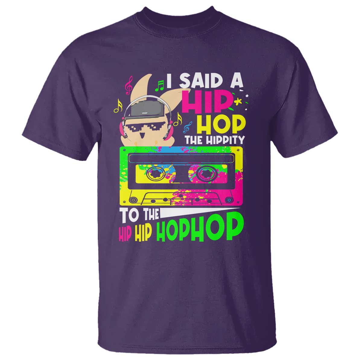 Hip Hop Easter Bunny T Shirt Funny Hippity Cool Rabbit Lovers Toddler - Wonder Print Shop