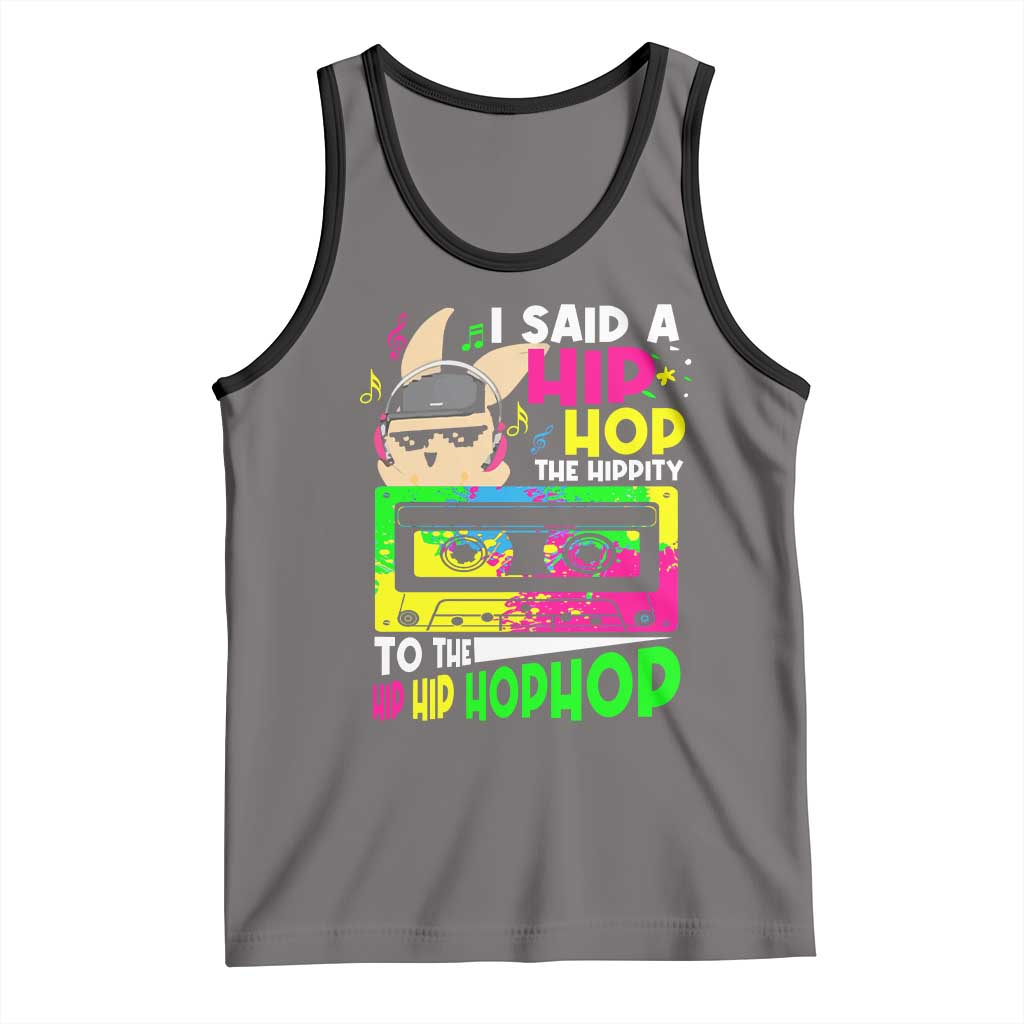 Hip Hop Easter Bunny Tank Top Funny Hippity Cool Rabbit Lovers Toddler - Wonder Print Shop