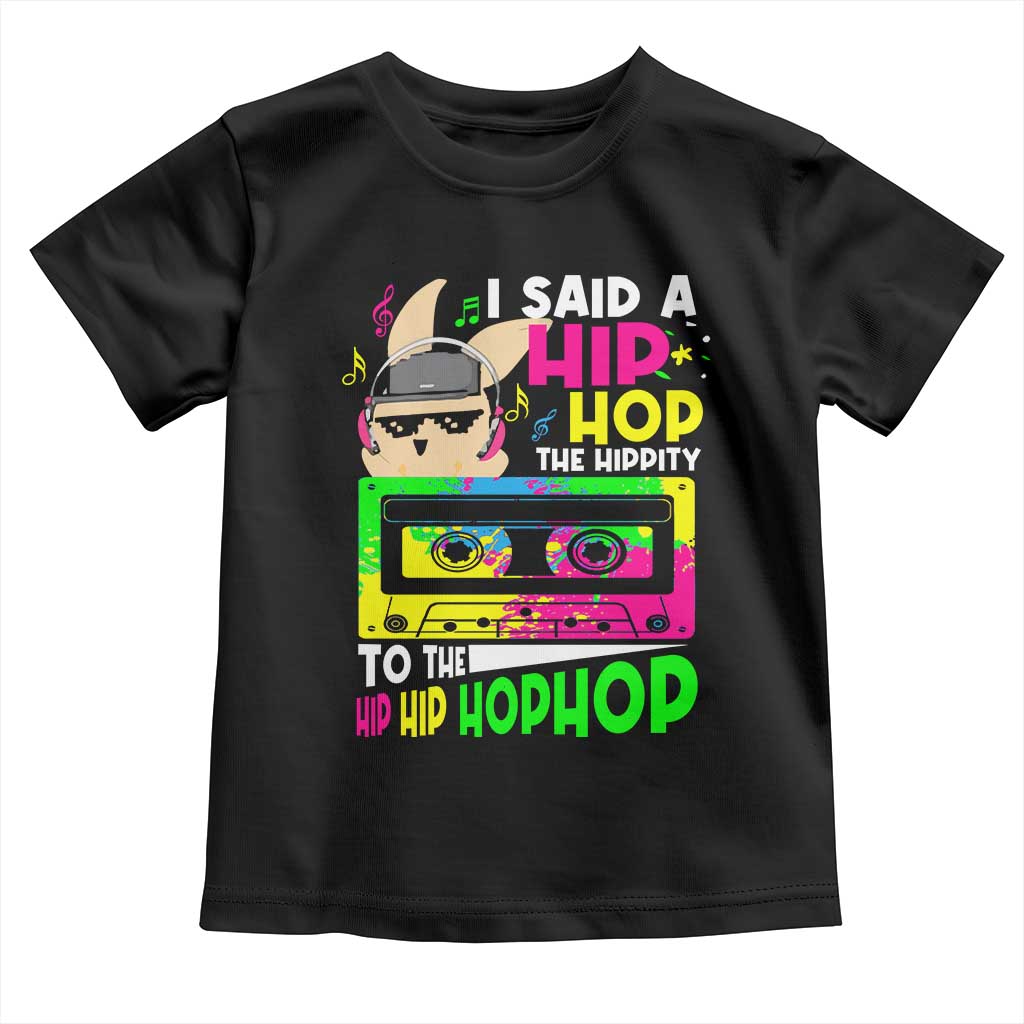 Hip Hop Easter Bunny Toddler T Shirt Funny Hippity Cool Rabbit Lovers Toddler - Wonder Print Shop