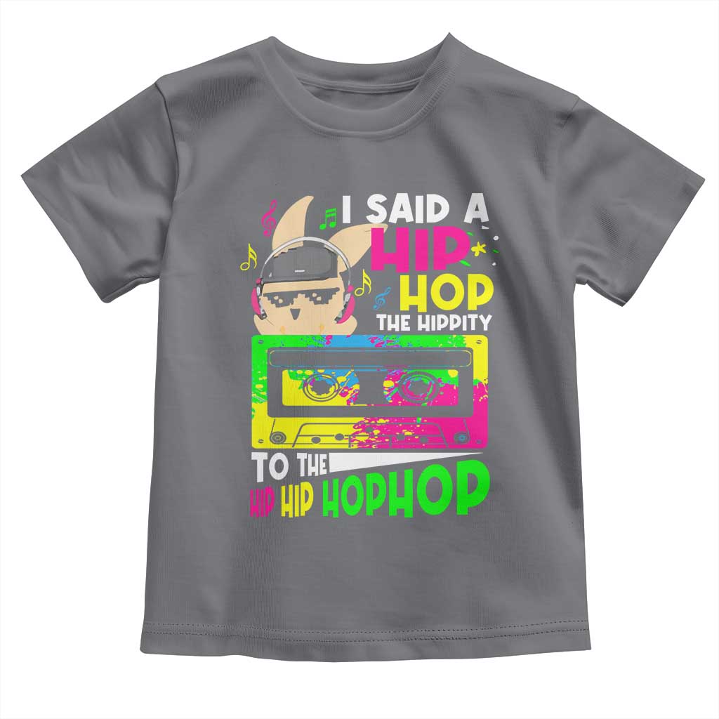 Hip Hop Easter Bunny Toddler T Shirt Funny Hippity Cool Rabbit Lovers Toddler - Wonder Print Shop