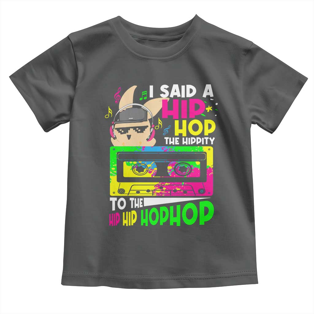 Hip Hop Easter Bunny Toddler T Shirt Funny Hippity Cool Rabbit Lovers Toddler - Wonder Print Shop