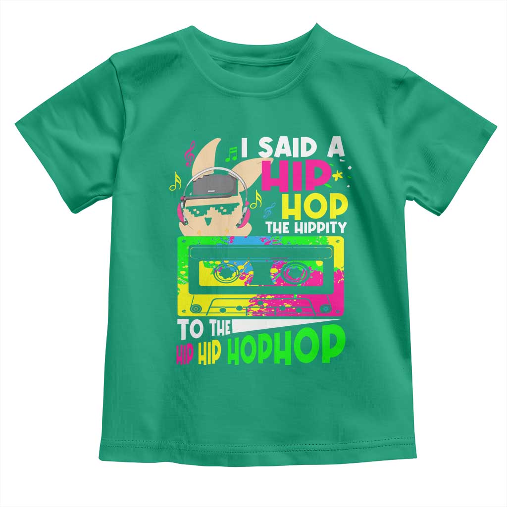 Hip Hop Easter Bunny Toddler T Shirt Funny Hippity Cool Rabbit Lovers Toddler - Wonder Print Shop