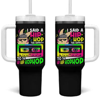 Hip Hop Easter Bunny Tumbler With Handle Funny Hippity Cool Rabbit Lovers Toddler - Wonder Print Shop