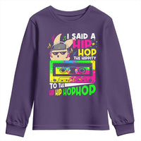 Hip Hop Easter Bunny Youth Sweatshirt Funny Hippity Cool Rabbit Lovers Toddler - Wonder Print Shop