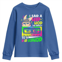 Hip Hop Easter Bunny Youth Sweatshirt Funny Hippity Cool Rabbit Lovers Toddler - Wonder Print Shop
