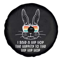 Retro Hip Hop Easter Bunny Spare Tire Cover Funny Hippity Cool Rabbit Lovers Toddler - Wonder Print Shop