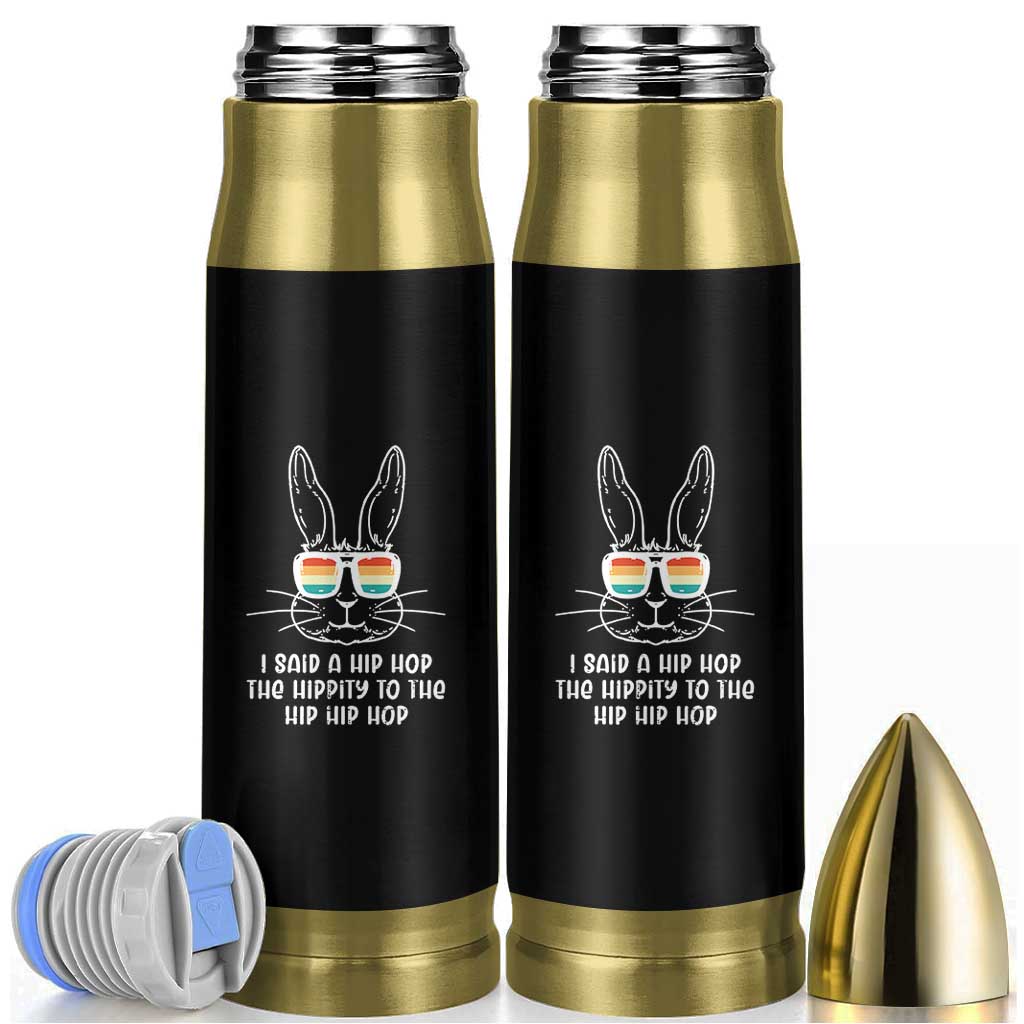 Retro Hip Hop Easter Bunny Bullet Tumbler Funny Hippity Cool Rabbit Lovers Toddler - Wonder Print Shop