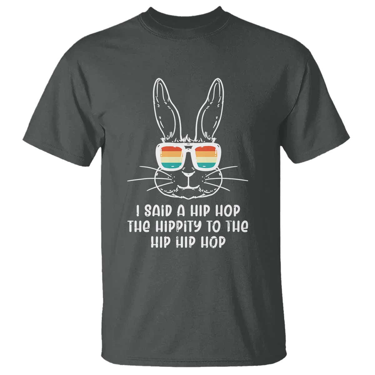 Retro Hip Hop Easter Bunny T Shirt Funny Hippity Cool Rabbit Lovers Toddler - Wonder Print Shop