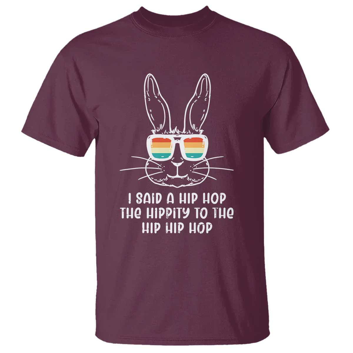 Retro Hip Hop Easter Bunny T Shirt Funny Hippity Cool Rabbit Lovers Toddler - Wonder Print Shop