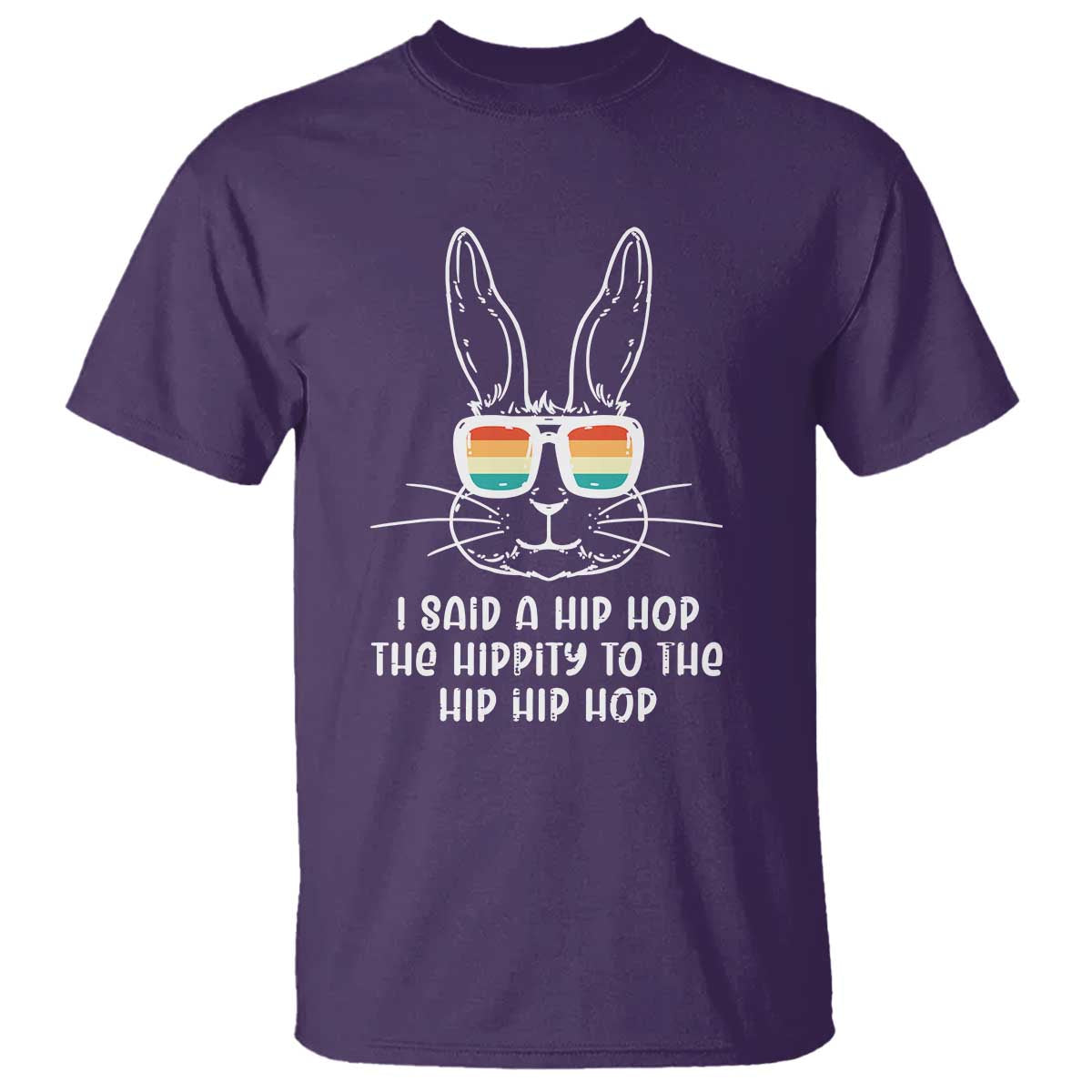 Retro Hip Hop Easter Bunny T Shirt Funny Hippity Cool Rabbit Lovers Toddler - Wonder Print Shop