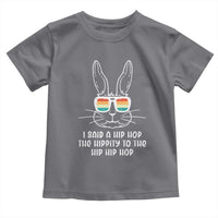 Retro Hip Hop Easter Bunny Toddler T Shirt Funny Hippity Cool Rabbit Lovers Toddler - Wonder Print Shop