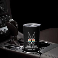 Retro Hip Hop Easter Bunny Tumbler Cup Funny Hippity Cool Rabbit Lovers Toddler - Wonder Print Shop