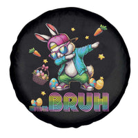 Bruh Dab Bunny Easter Spare Tire Cover Funny 80s Retro Vintage Party Cool Rabbit - Wonder Print Shop