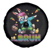 Bruh Dab Bunny Easter Spare Tire Cover Funny 80s Retro Vintage Party Cool Rabbit - Wonder Print Shop