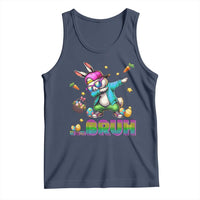 Bruh Dab Bunny Easter Tank Top Funny 80s Retro Vintage Party Cool Rabbit - Wonder Print Shop