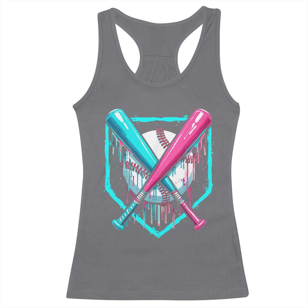 Baseball Drip Racerback Tank Top Ice Cream Dripping Youth Boys Baseball Bats