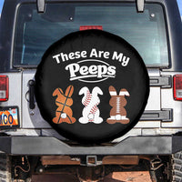 Baseball Basketball Football Easter Spare Tire Cover Cute Bunny Game Day Sports These Are My Peeps - Wonder Print Shop