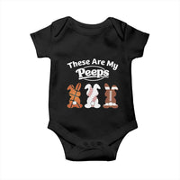 Baseball Basketball Football Easter Baby Onesie Cute Bunny Game Day Sports These Are My Peeps - Wonder Print Shop
