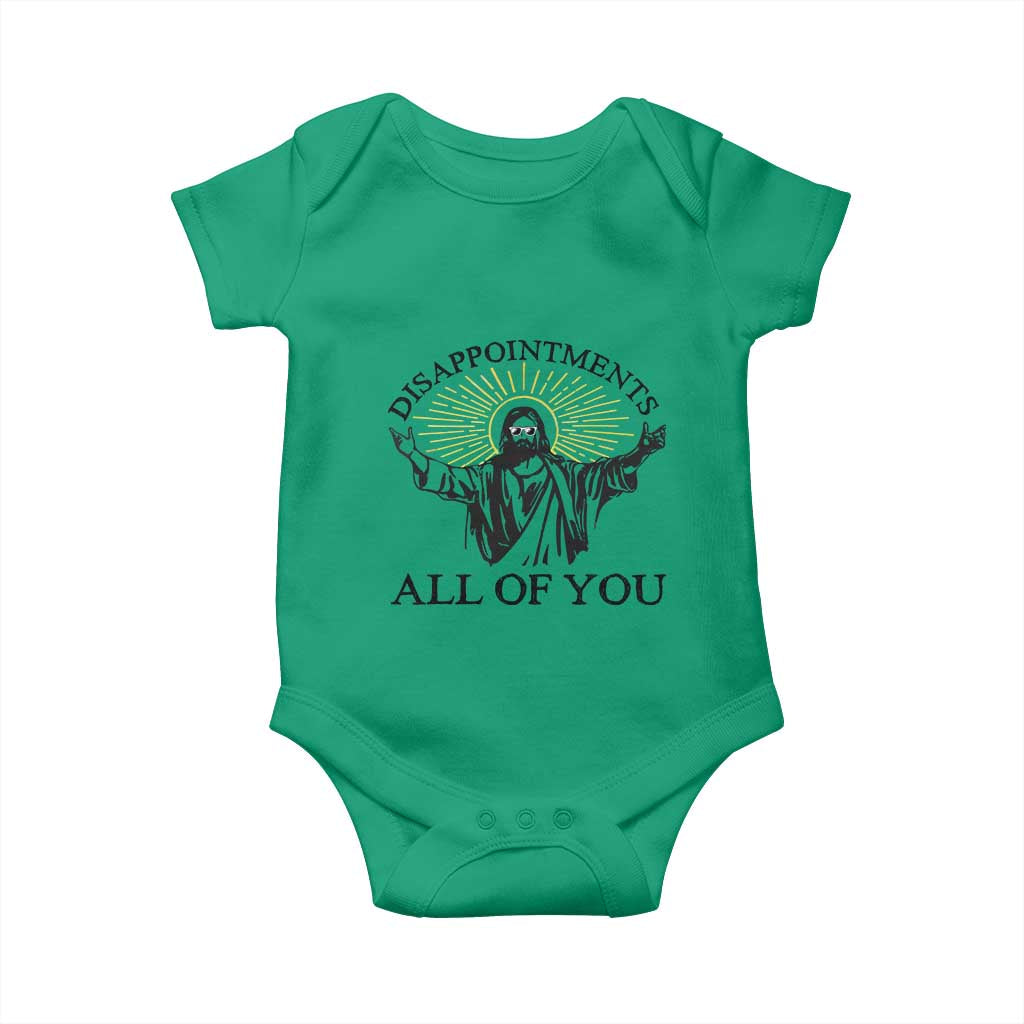 Retro Jesus Meme Baby Onesie Disappointments All Of You