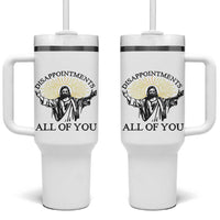 Retro Jesus Meme Tumbler With Handle Disappointments All Of You