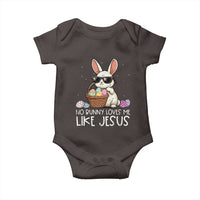 Easter Christian Baby Onesie No Bunny Loves Me Like Jesus