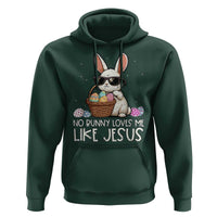 Easter Christian Hoodie No Bunny Loves Me Like Jesus