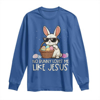 Easter Christian Long Sleeve Shirt No Bunny Loves Me Like Jesus