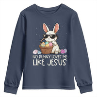 Easter Christian Youth Sweatshirt No Bunny Loves Me Like Jesus