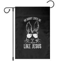 Funny Christian Easter Garden Flag No Bunny Loves Me Like Jesus Retro Bunny - Wonder Print Shop