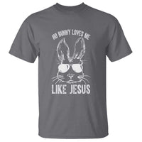 Funny Christian Easter T Shirt No Bunny Loves Me Like Jesus Retro Bunny - Wonder Print Shop