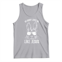 Funny Christian Easter Tank Top No Bunny Loves Me Like Jesus Retro Bunny - Wonder Print Shop