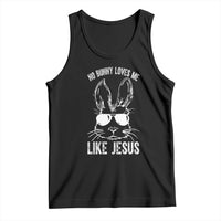 Funny Christian Easter Tank Top No Bunny Loves Me Like Jesus Retro Bunny - Wonder Print Shop
