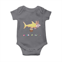 Funny Shark Easter Baby Onesie Cute Bunny Ears Eggs Hunting Teens Boys Kids - Wonder Print Shop