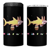 Funny Shark Easter 4 in 1 Can Cooler Tumbler Cute Bunny Ears Eggs Hunting Teens Boys Kids - Wonder Print Shop