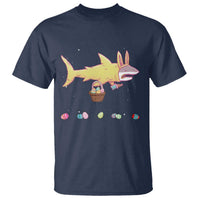 Funny Shark Easter T Shirt Cute Bunny Ears Eggs Hunting Teens Boys Kids - Wonder Print Shop