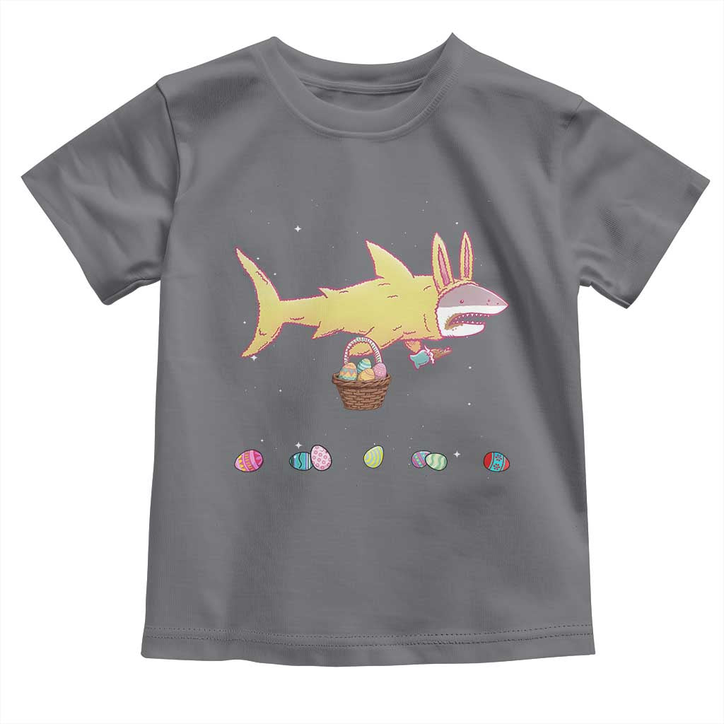 Funny Shark Easter Toddler T Shirt Cute Bunny Ears Eggs Hunting Teens Boys Kids - Wonder Print Shop